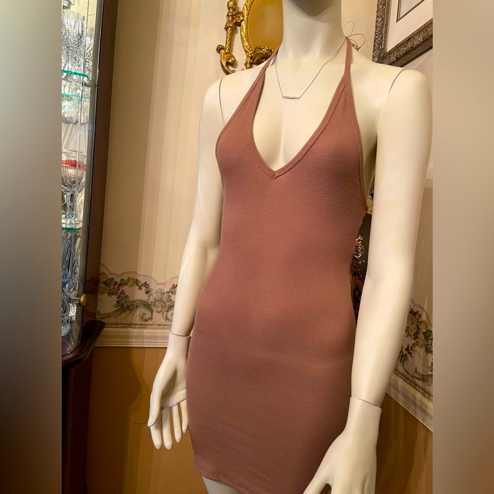 Sexy Halter Bodycon Dress.